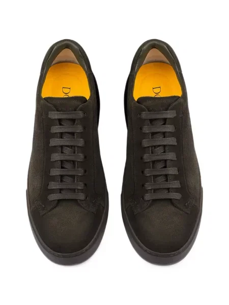 Sneakerși Doucal's din piele de căprioară verde