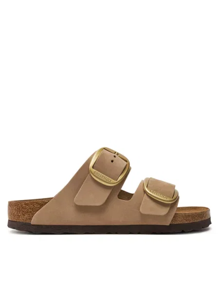 Klapki Birkenstock beżowe