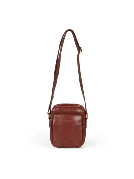 Torba crossbody Howard London skórzana brązowa