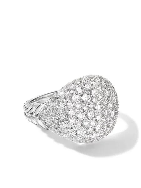 Inel David Yurman alb