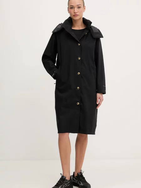 Columbia długa kurtka czarna