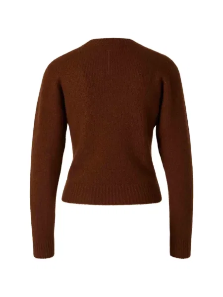 Pulover Tom Ford cu decolteu rotund maro