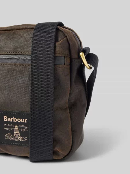 Torba na ramię z czystej bawełny Barbour zielona