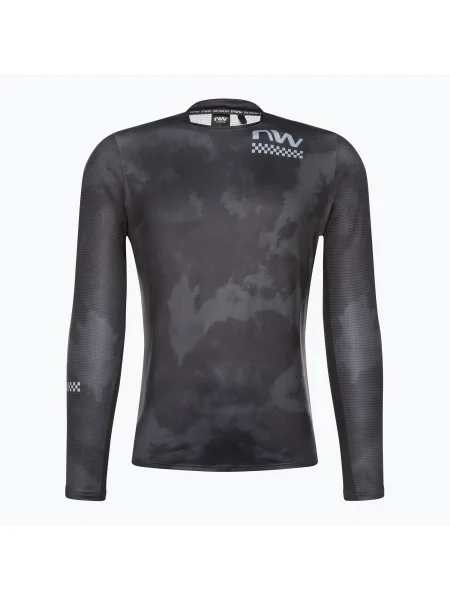 Longsleeve rowerowy Northwave Bomb dark grey/grey szara