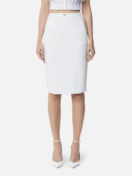 Юбка Elisabetta Franchi бежевая