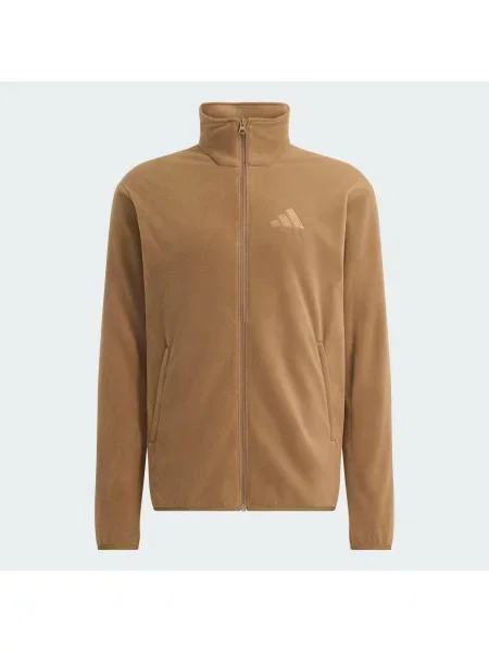 Bluza polarowa z suwakiem na całej długości Terrex Multi Essentials brązowa