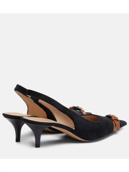 Pantofi cu toc Jw Anderson din piele slingback negru