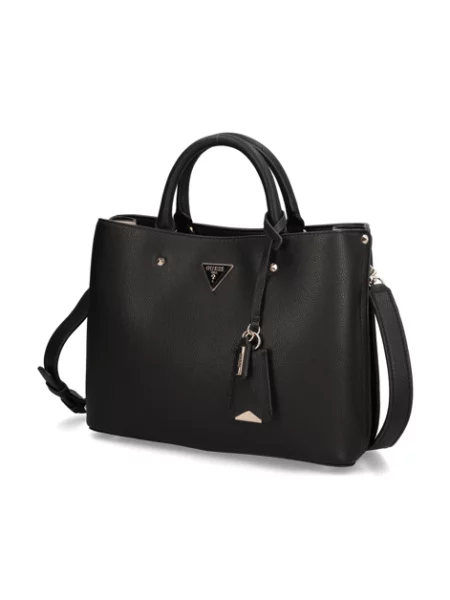 GUESS MERIDIAN GIRLFRIEND SATCHEL černá