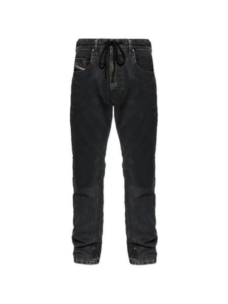 Blugi Diesel Krooley cu cordon negru