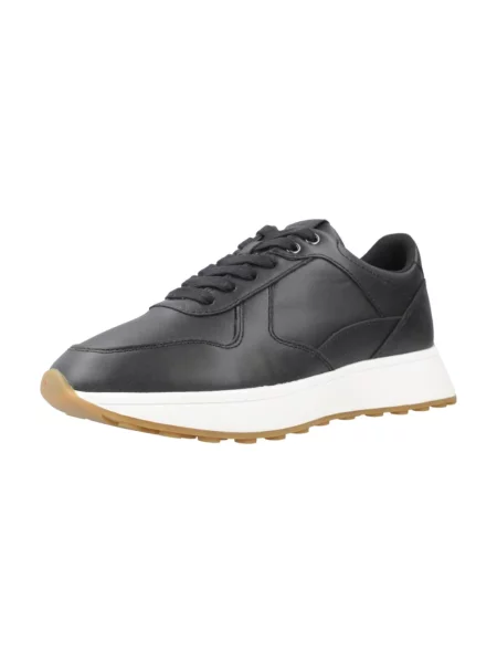 Sneakersy Geox skórzane czarne