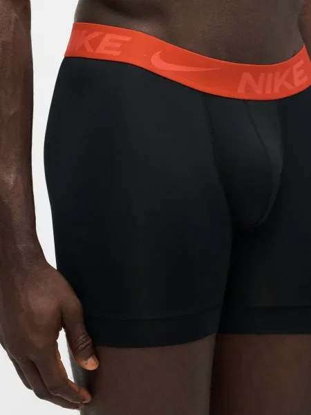 NIKE Underwear Boxerky Essential svetlomodrá / neónovo zelená / svetlooranžová čierna