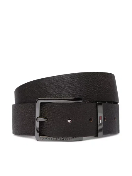 Pásek Tommy Hilfiger hnědý
