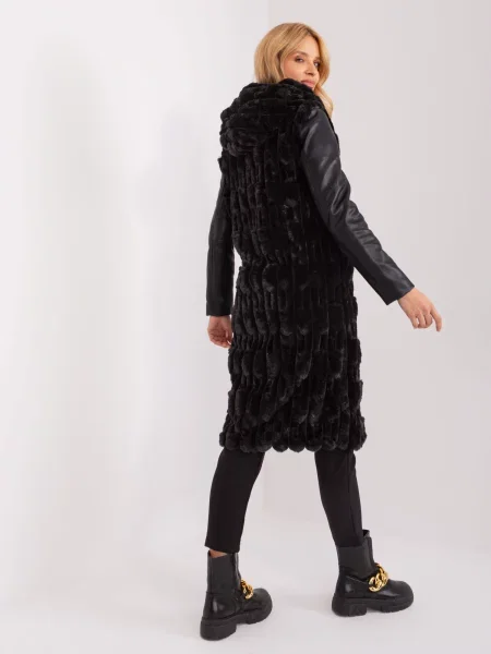 Vestă Fashionhunters negru