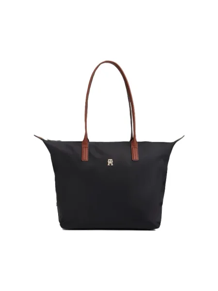 TOMMY HILFIGER Shopper táska POPETTE barna fekete
