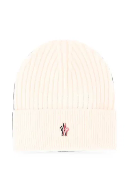 Căciulă Moncler Grenoble cu broderie alb