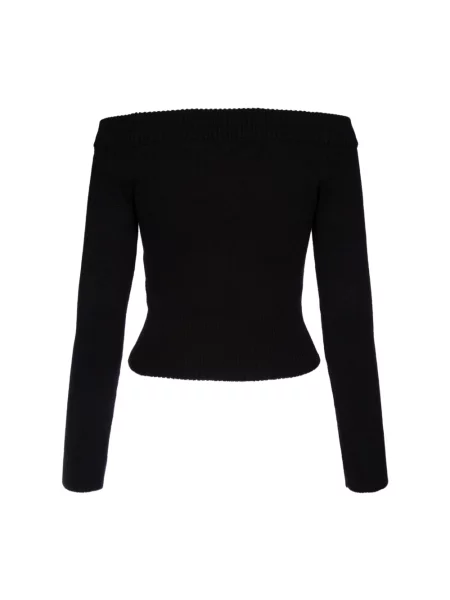 Top Alexander Mcqueen z kapturem niebieski