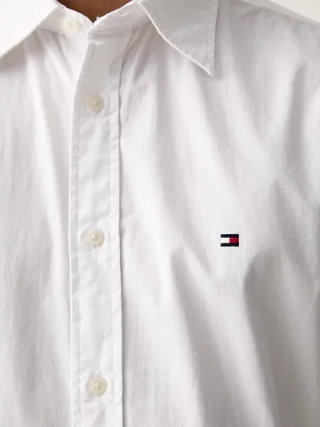 Tommy Hilfiger риза мъжка от бяло
