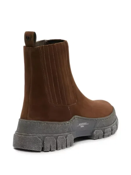 Botine Weekend Max Mara din piele de căprioară chunky maro