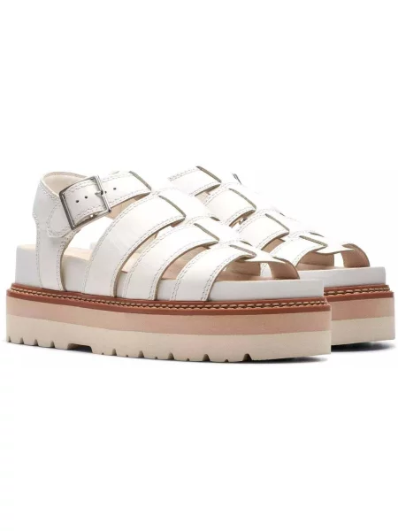 Pantofi Clarks alb