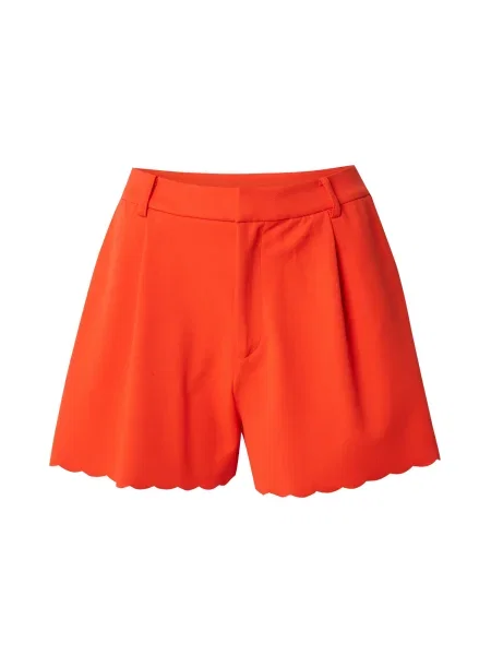 ONLY Pantaloni cutați ONLSILJA orange roșu