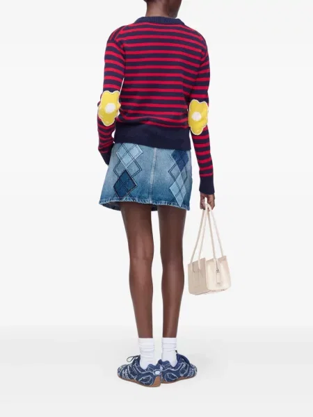 Pulover Marc Jacobs cu dungi roșu