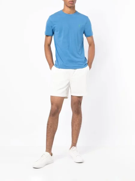 Поло тениска Polo Ralph Lauren бродирана синьо