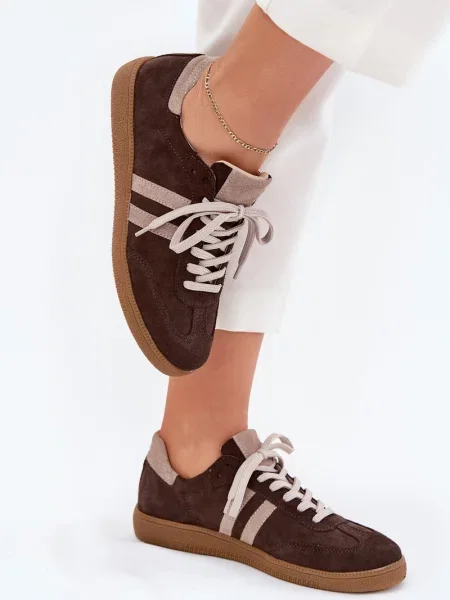 Маратонки Zazoo кафяво