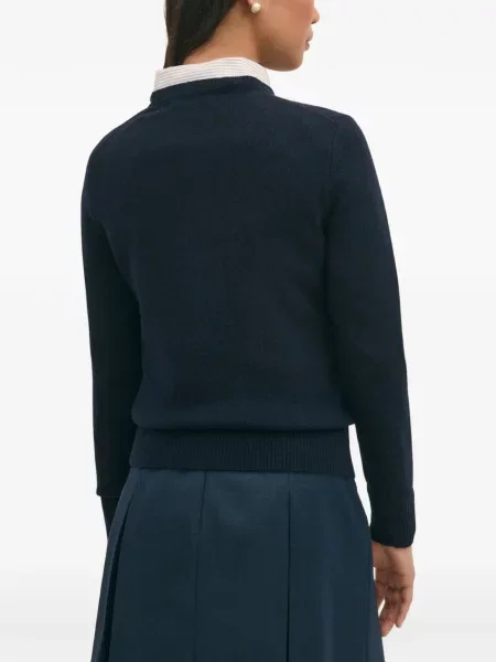Vlněný svetr Brooks Brothers modrý