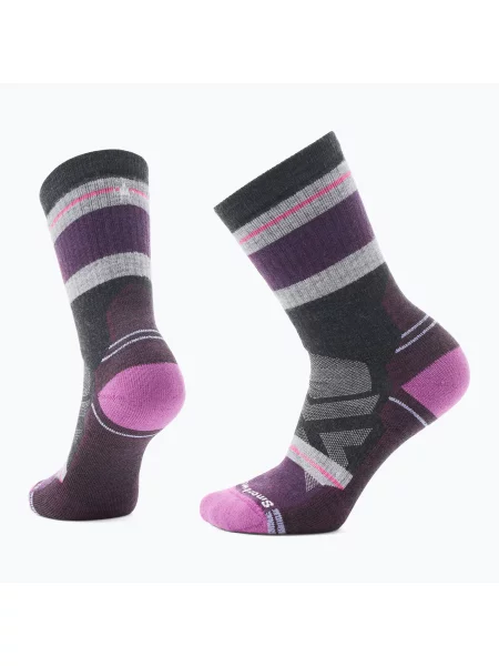 Trekové ponožky Smartwool Hike Full Cushion Saturnsphere Crew charcoal šedé