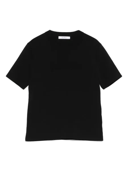 Tricou Max Mara cu decolteu rotund negru