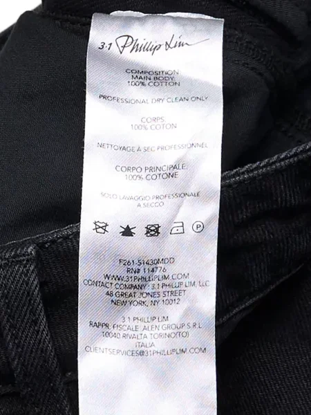 Pantaloni cargo 3.1 Phillip Lim negru