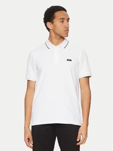 Calvin Klein Tricou polo alb