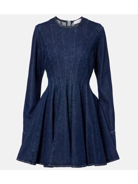 Rochie din denim Sportmax albastru