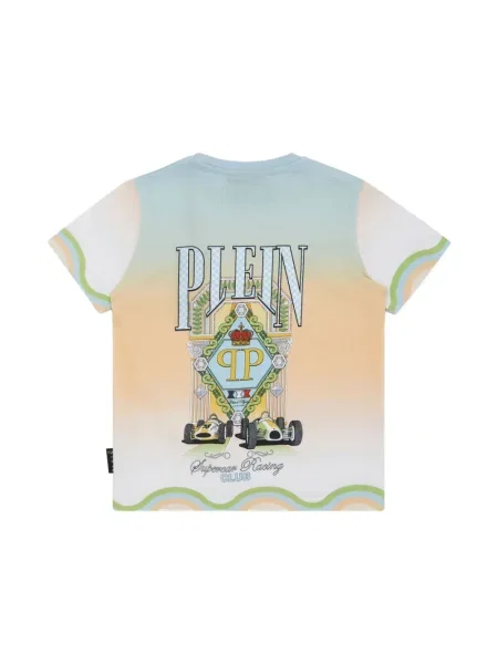 Koszulka dziecięca Philipp Plein niebieska
