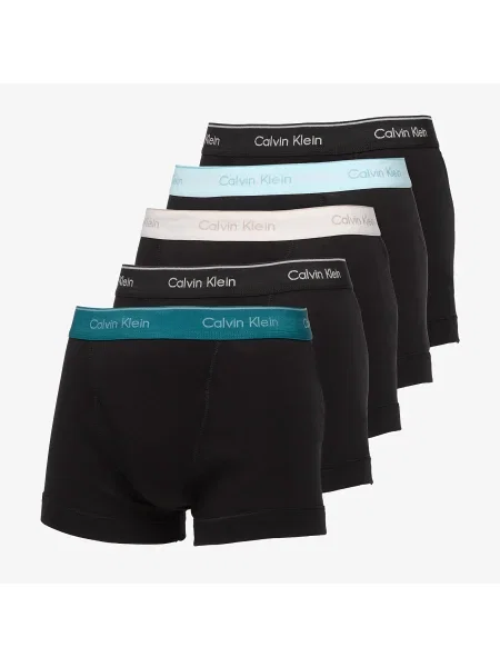 Calvin Klein Underwear Boxeri azuriu / verde smarald / roz pastel alb negru