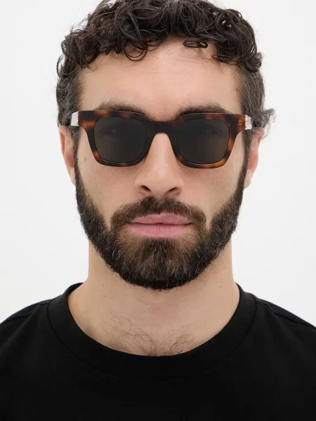 Saint Laurent négyzet alakú napszemüveg barna