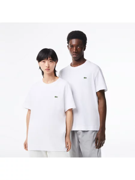 Lacoste футболка унісекс біла