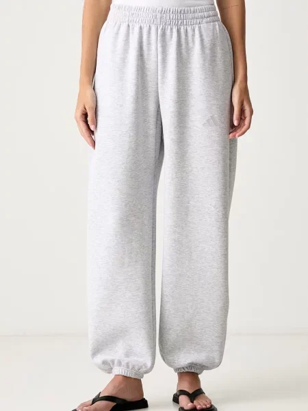 Adidas pantaloni de trening pentru femei Soft Lux gri