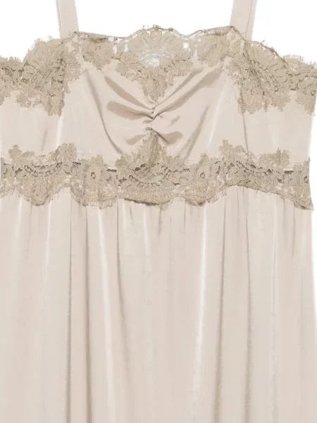 Rochie maxi P.a.r.o.s.h. din dantelă lungă de costum