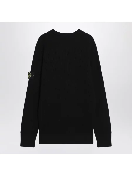 Sweter Stone Island z kamieniami czarny