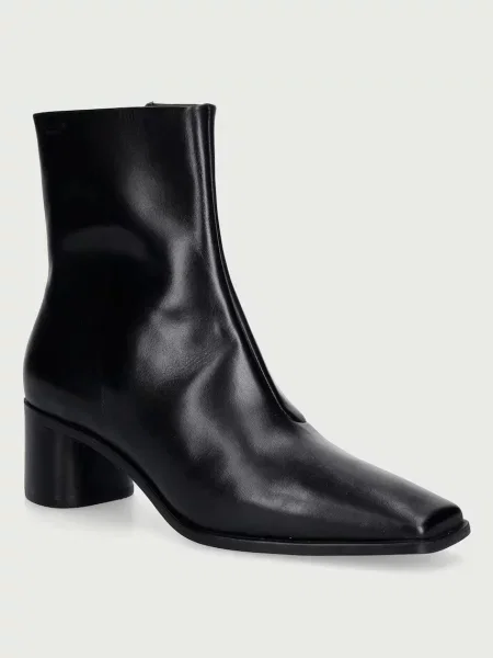 Vagabond Shoemakers botki na słupku skórzane FAY czarne