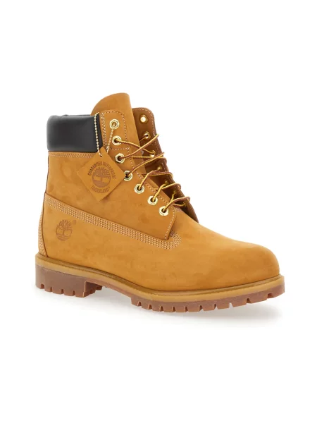 Botki Timberland wodoszczelne skórzane wiązane brązowe