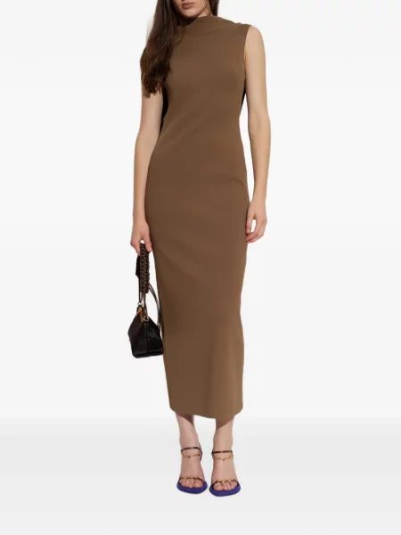 Rochie Cult Gaia tricotate maro