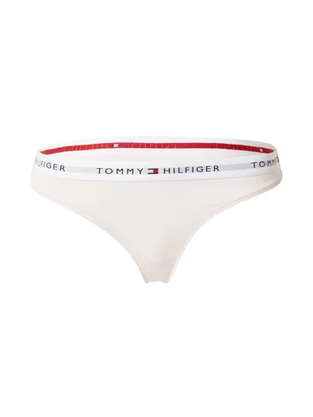 Tommy Hilfiger Stringové nohavičky Ružová biela