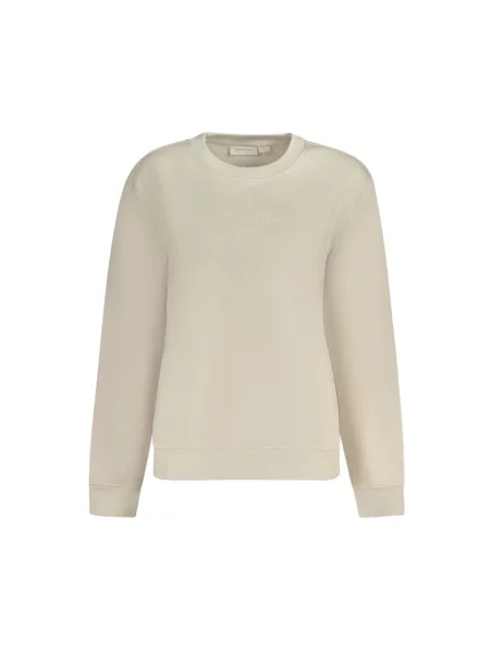Bluza z nadrukiem Calvin Klein Jeans beżowa
