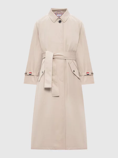 Тренч Thom Browne бежевий