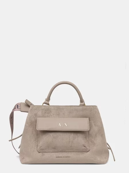 Armani Exchange crossbody torbica bela