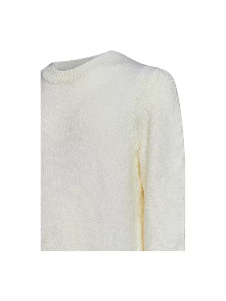 Sweter D4.0 wełniany biały