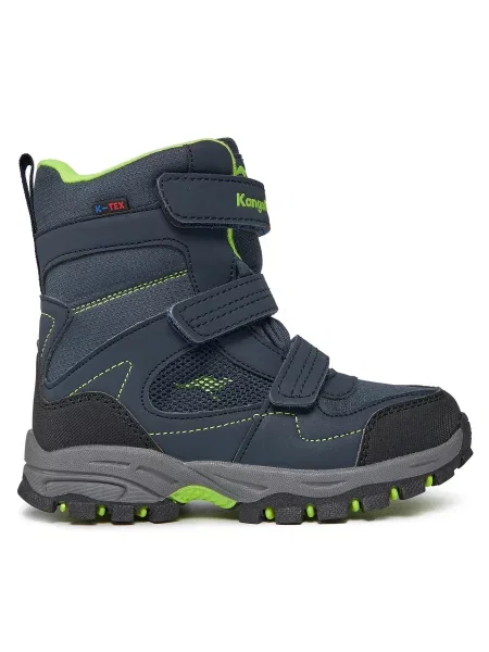 Черевики зимові дитячі KangaROOS K-Robi KTX dark navy/lime темно-сині