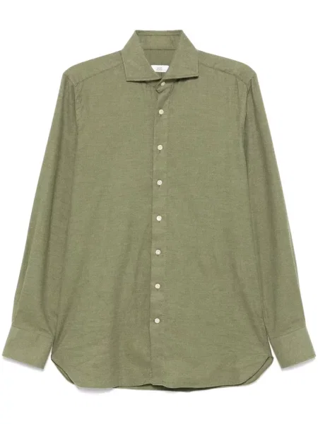 Фланелена риза 100hands зелено
